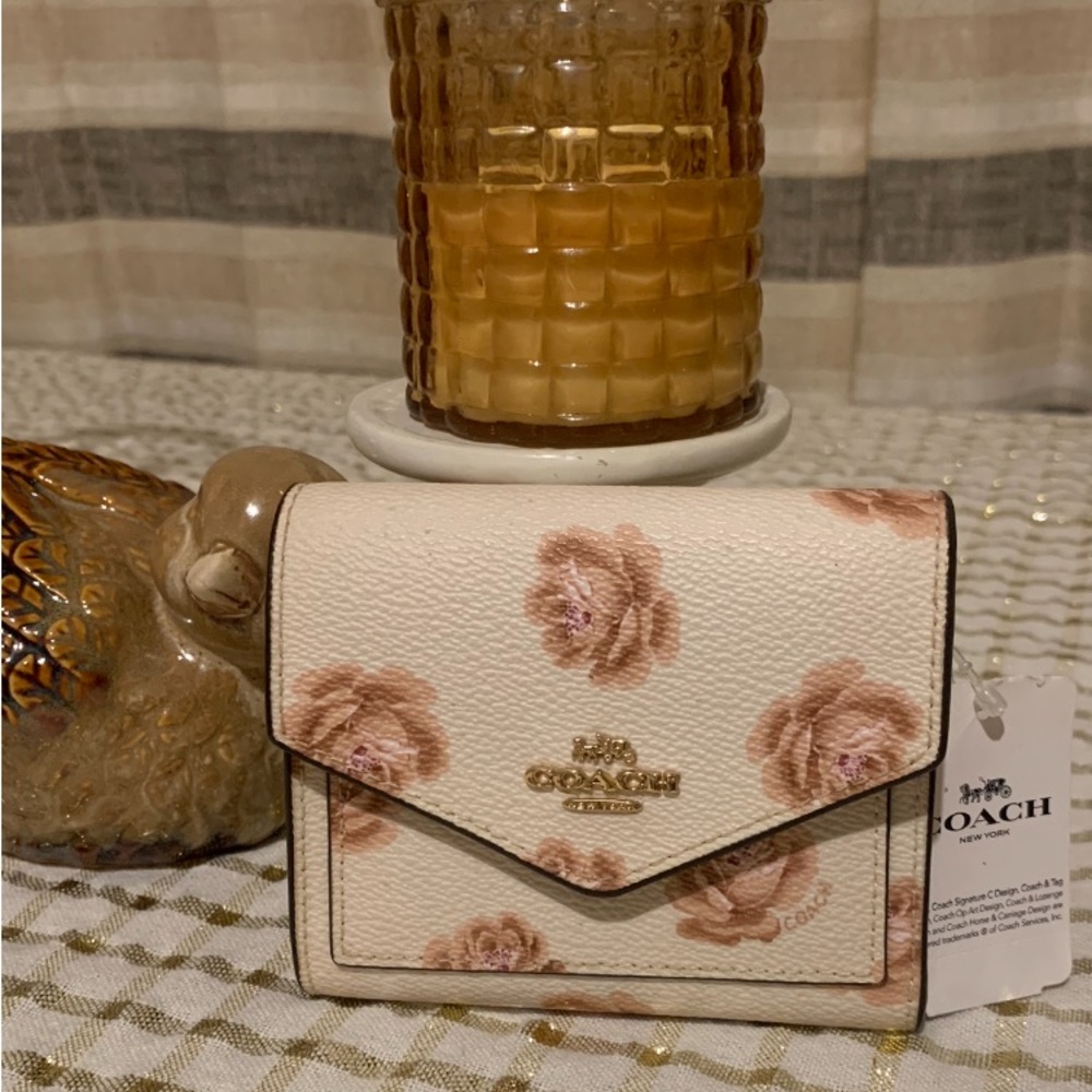 Coach flower print wallet